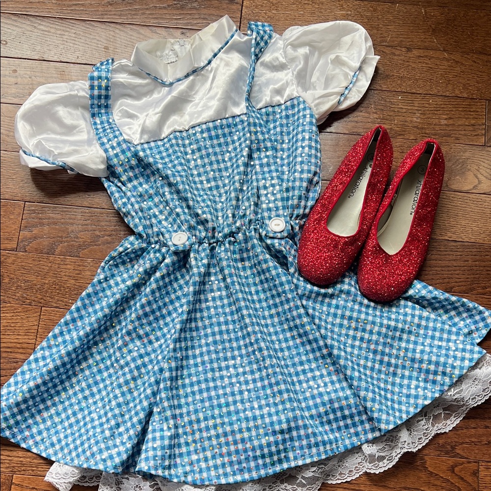 Dorothy from Wizard of OZ costume with shoes
